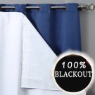 RHF Thermal Insulated Blackout Curtain Liner for 84 inch Curtains-Blackout Cu...