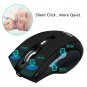 Silent Rechargeable Wireless Mouse - Tsmine Noiseless Mute Mouse,3 Adjustable...