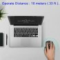 Silent Rechargeable Wireless Mouse - Tsmine Noiseless Mute Mouse,3 Adjustable...