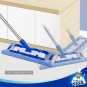 MR. SIGA Professional Microfiber Mop,Stainless Steel Handle - Pad Size: 42cm ...