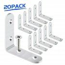 LuckIn Corner Brace 2 1/2 inch, Corner Brace Stainless Steel with Screws, Rig...