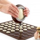 Silicone Macaron Kit Baking Mold Set of Pastry Baking Mat and Decorating Pipi...