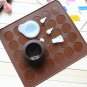 Silicone Macaron Kit Baking Mold Set of Pastry Baking Mat and Decorating Pipi...