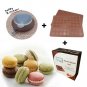 Silicone Macaron Kit Baking Mold Set of Pastry Baking Mat and Decorating Pipi...