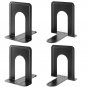 MaxGear Book Ends Universal Premium Bookends Non-Skid Heavy Duty Metal Books ...