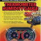 Zoo Med Economy Analog Dual Thermometer and Humidity Gauge, 6 x 4" 6 x 4"