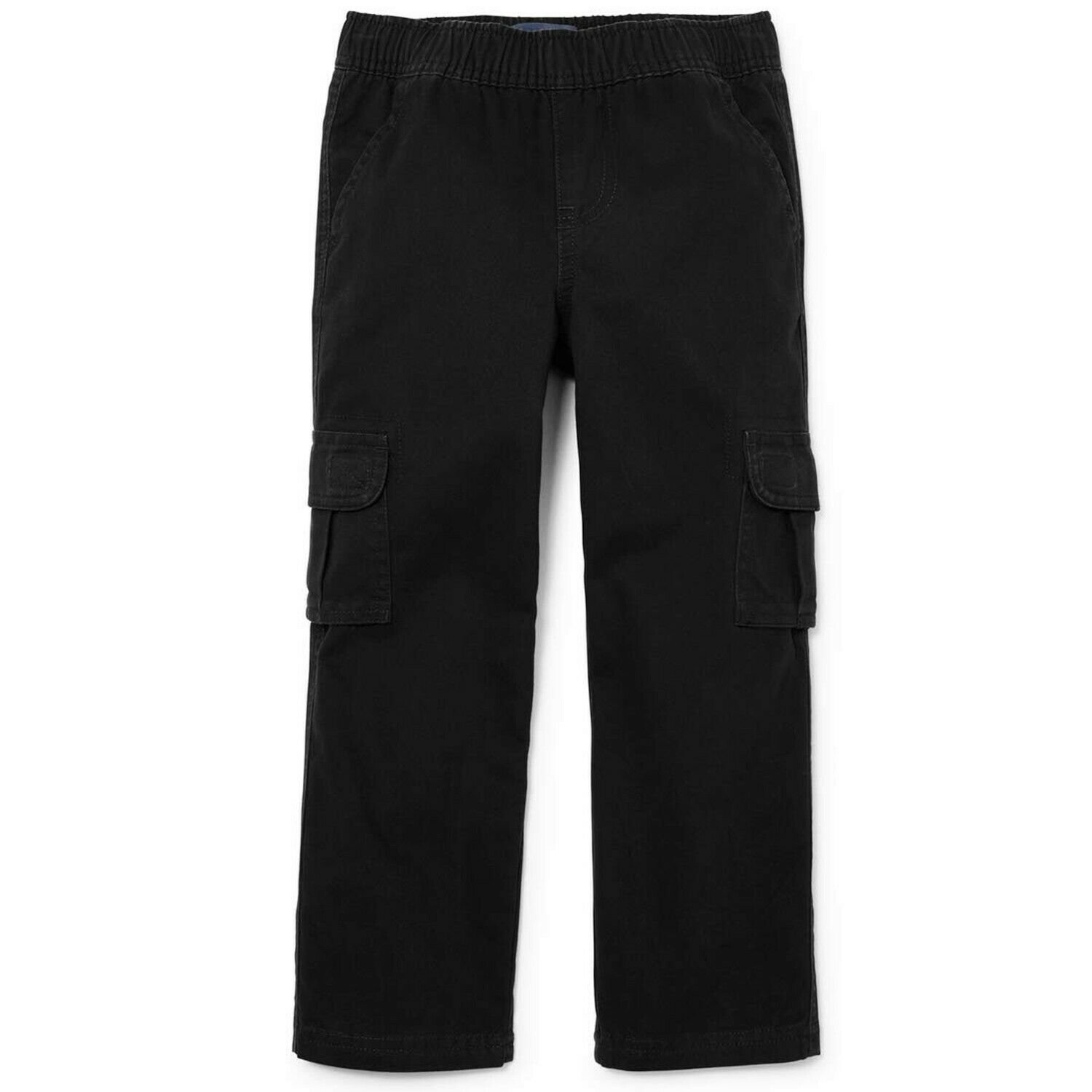 The Children's Place Boys' Pull-On Cargo Pant Husky Boys 14 Husky Black