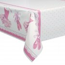 Tutu Ballerina Plastic Tablecloth, 84" x 54" Table Cover