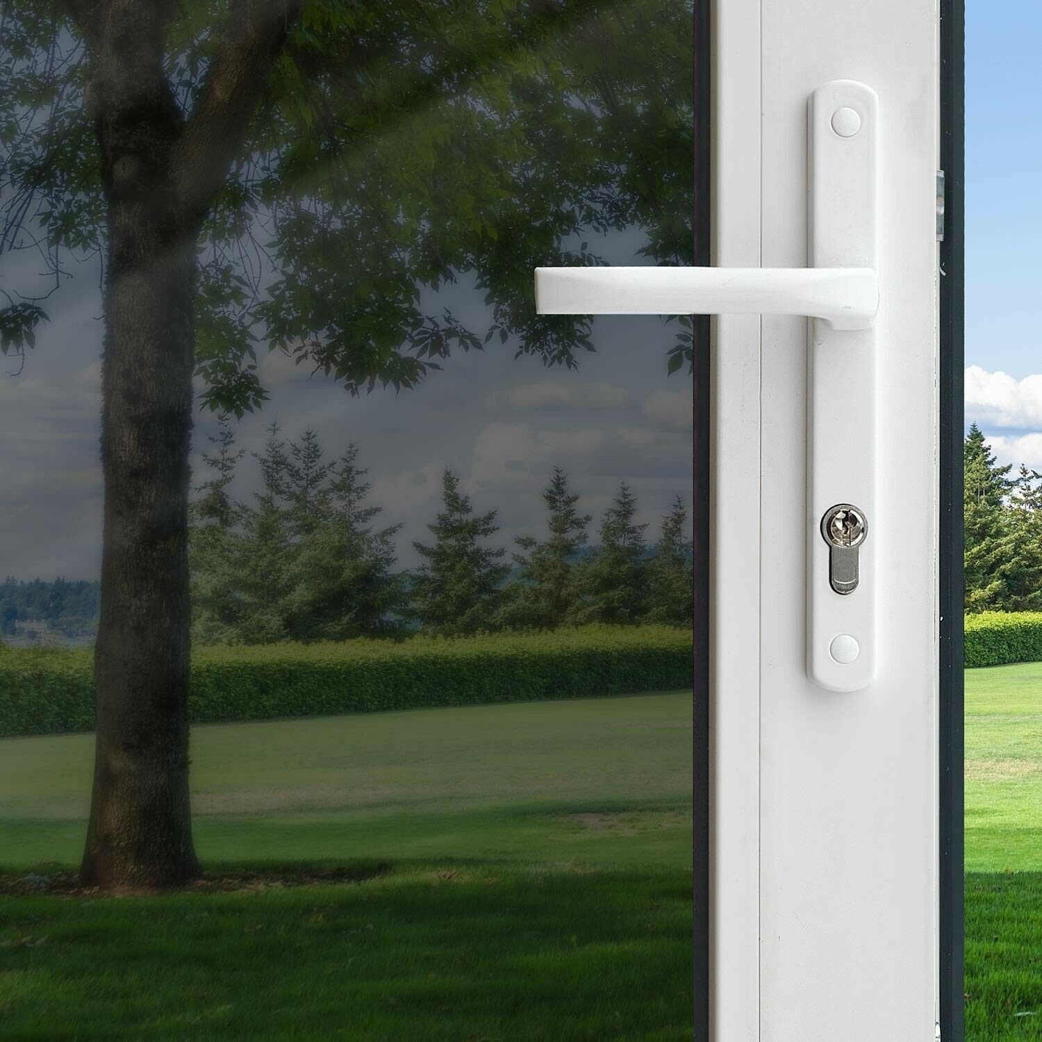 Gila Heat Control Light Gray Adhesive Residential DIY Window Film Sun Blockin...