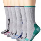 Dickies Women's Dritech Advanced Moisture Wicking Crew Sock (6/12 Packs)