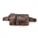 J.Market Genuine Leather Waist Pack Fanny Bag Cross Body Bag for Sport Hiking...