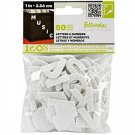 New Image Group 1NL-01573 Stick-It Felt Numbers and Letters, 1-Inch, White, 8...