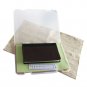 Portable A4 File Box Transparent Plastic Box Office Supplies Holder Document ...
