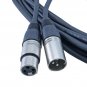 MCSproaudio  XLR CABLE 25FT Low Z Male to Female 3 Pin XLR Mic Microphone Cab...