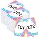 200 Tags - Live Sale Plastic Tags, Number 001-200 Reusable Normal and Reverse...