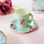 Talking Tables TS6-CUPSET Disposable Truly Scrumptious Party Vintage Floral T...