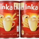 Inka 2 Cans of Instant Grain Coffee Drink 7oz Each
