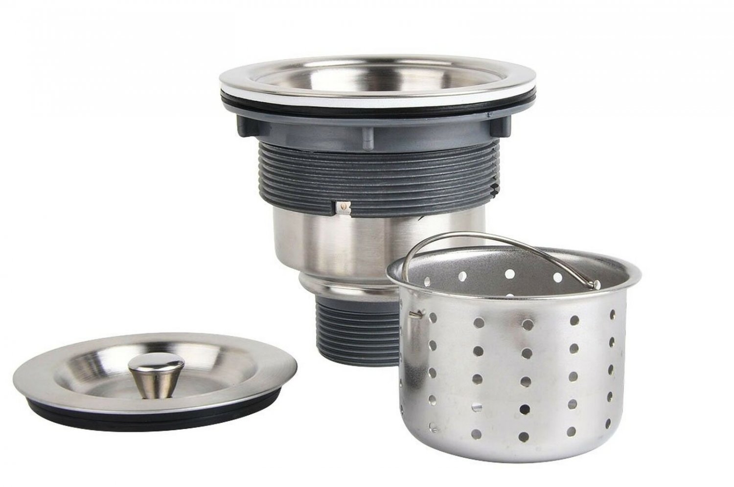 KONE Garbage G231 3-1/2-inch Kitchen Sink Drian Removable Deep Waste Basket/S...