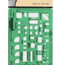 Rapidesign 1/8 Inch ABC Architect Drawing Template, 1 Each (R22A)