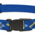Lupine 3/4 Inch Dapper Dog Adjustable Dog Collar for Small to Large Dogs