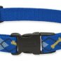 Lupine 3/4 Inch Dapper Dog Adjustable Dog Collar for Small to Large Dogs