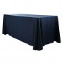 E-TEX Oblong Tablecloth - 90 x 132 Inch Rectangle Table Cloth for 6 Foot Rect...