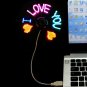 (New RGB version) USB LED RGB Programmable Fan for PC Laptop Notebook Desktop...