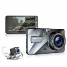 【Upgraded 720P Rear】 Jeemak Dual Lens Dash Cam Front and Rear 1080P Dashboard...
