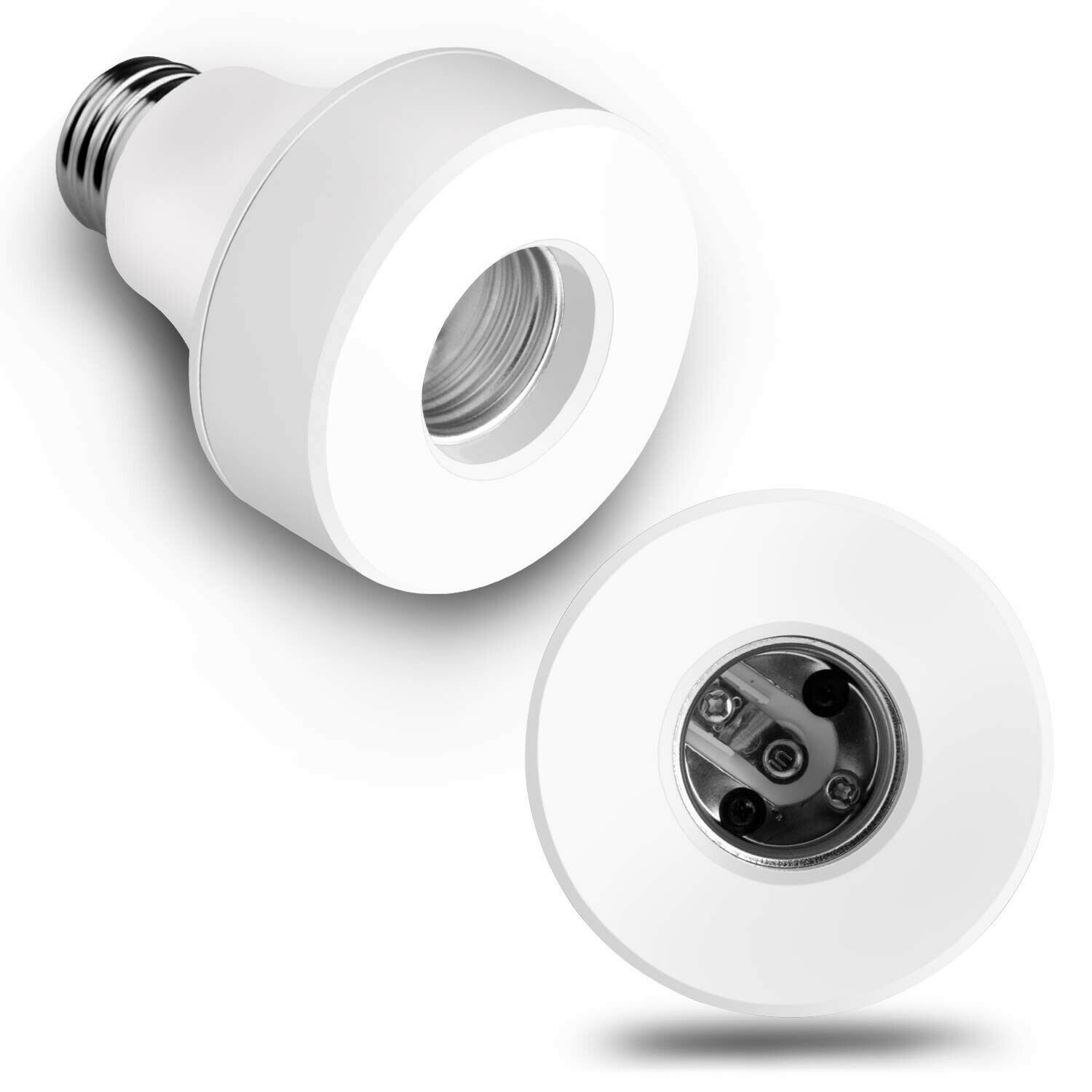 Zenic Wifi Smart Bulb Socket Compatible with E26 E27, WiFi Light Bulb Base Ad...