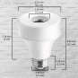 Zenic Wifi Smart Bulb Socket Compatible with E26 E27, WiFi Light Bulb Base Ad...