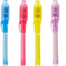 KERRT Invisible Pen with UV Light Secret Message Pens(Pack of 4)
