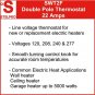 Stelpro SWT2F Double Pole Electric Heater Wall Thermostat, White