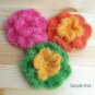 Rainbow Crochet Yarn 10 Skeins Assorted Colors 100% Polyester