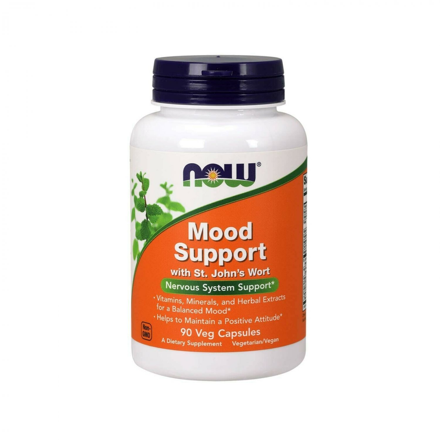 NOW Supplements, Mood Support with St. John's Wort, Nutrient and Herbal Extra...