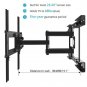 Everstone TV Wall Motion Full Motion Swivel Bracket,Fit 16" 18" 24" Studs,26-...