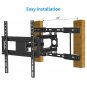 Everstone TV Wall Motion Full Motion Swivel Bracket,Fit 16" 18" 24" Studs,26-...