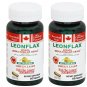 Leonflax Canadian Flaxseed Plus Fat Reducer 60 Capsules 1000mg 2-PACK