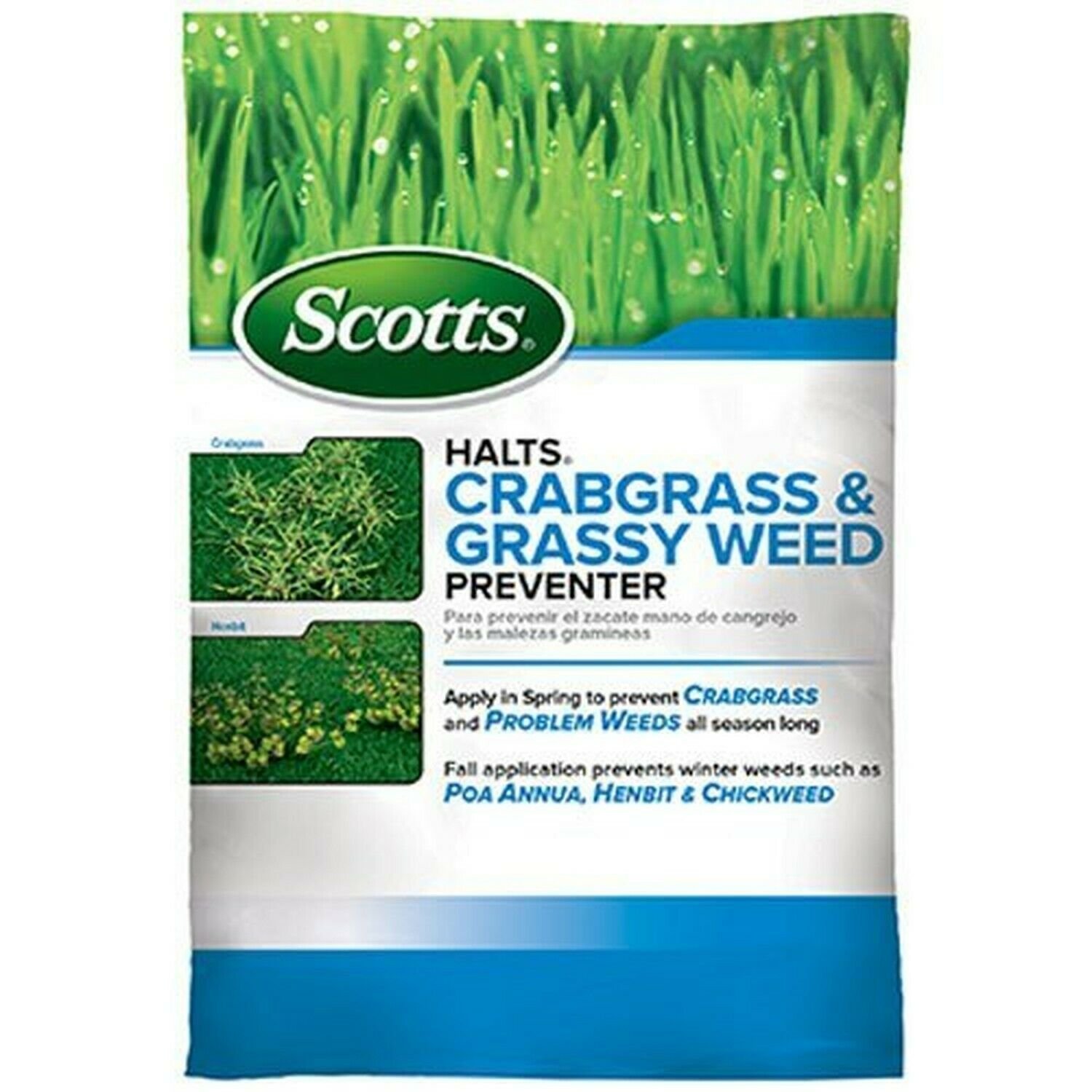 Scotts Halts Crabgrass & Grassy Weed Preventer, 5,000sq-ft