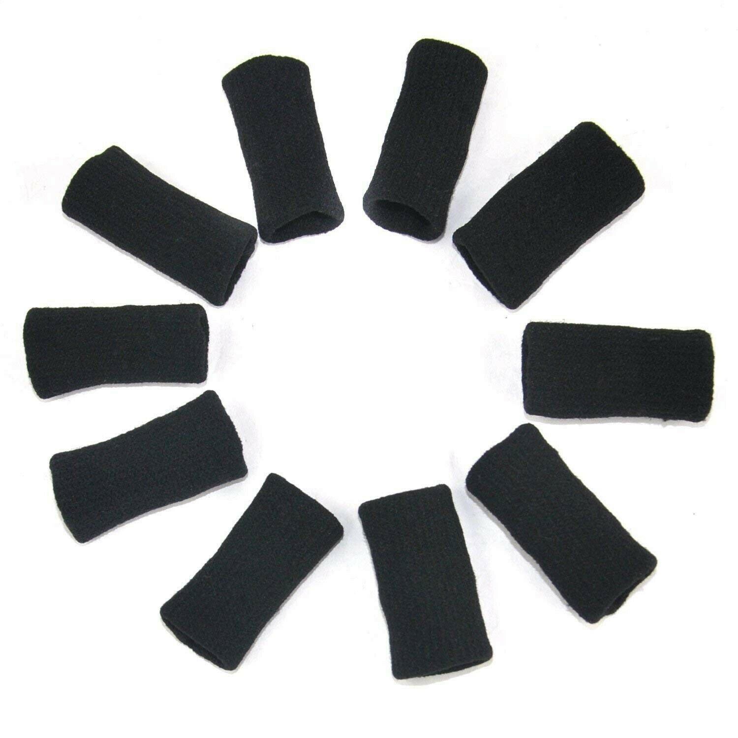 Stretchy Finger Protector Sleeve, Arthritis Support Sports Aid x10 by AUCHEN
