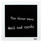 Quartet Chalkboard, 14" x 14" Chalk Board, White Wood Finish Frame (90006-A)