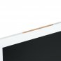 Quartet Chalkboard, 14" x 14" Chalk Board, White Wood Finish Frame (90006-A)