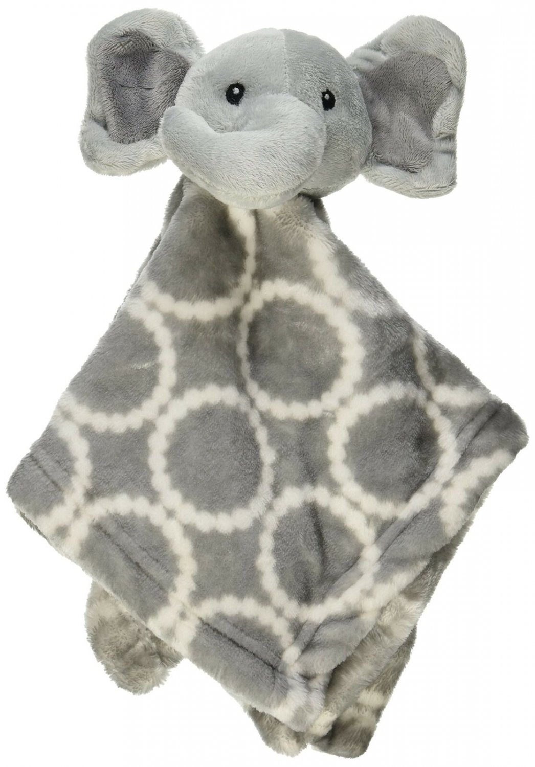 Hudson Baby Unisex Baby Security Blanket, Gray Elephant, One Size