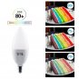 E12 LED Candelabra Bulb, 60W Equivalent 2700K Warm White and 6W 550LM Non-Dim...