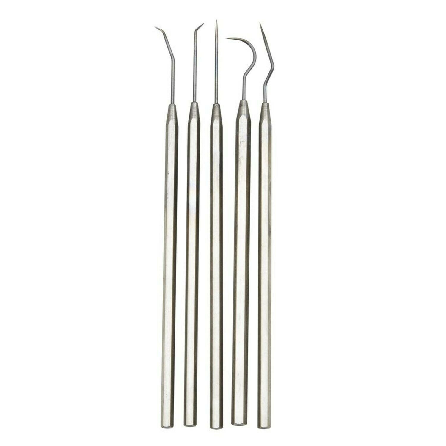 Ullman MP-6 5-Piece Micro Pick Set, 5-9/16" Overall Length