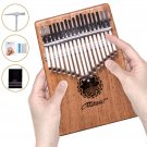 Makanu Kalimba 17 Key ，Thumb Piano ，Solid Finger Piano Mahogany Body，Set of 5...