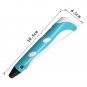 3D Pen with PLA Filament Refills - 3D Drawing Printing Printer Pen- 1 Pair of...
