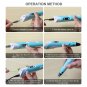 3D Pen with PLA Filament Refills - 3D Drawing Printing Printer Pen- 1 Pair of...