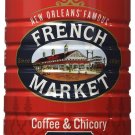 French Market Coffee & Chicory, City Roast(Dark Roast), 12-Ounce Cans (Pack o...