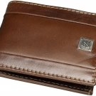 Nautica Men's Passcase Wallet One Size Light Brown