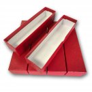 LOT OF 5 - SINGLE ROW 2x2 STORAGE BOXES For Coins in Plastic, Vinyl, Paper an...